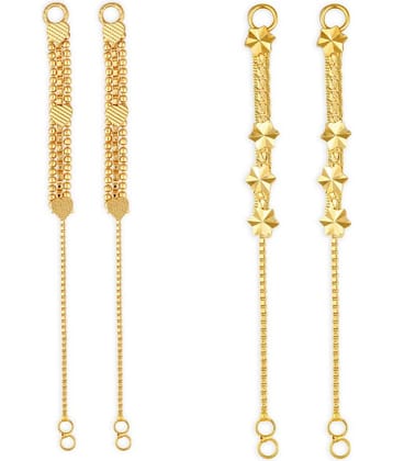 1gram gold Plated Kanchain Ear chain earcuff Ear to Ear Combo for Women & Girls
