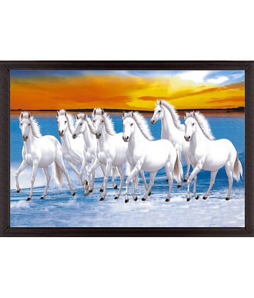 Indianara - Abstract Painting With Frame