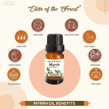 Elixir of the Forest Myrrh Oil | 10 ml | Face & Scar Care | Travel-Friendly Skincare Ritual