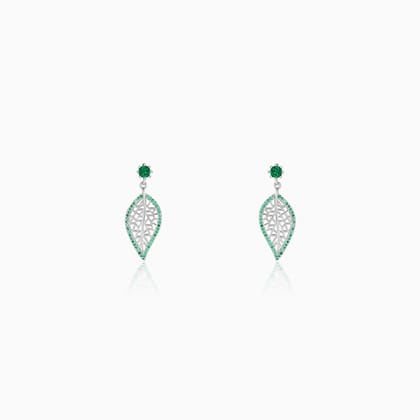 Silver Leafy Affair Earrings