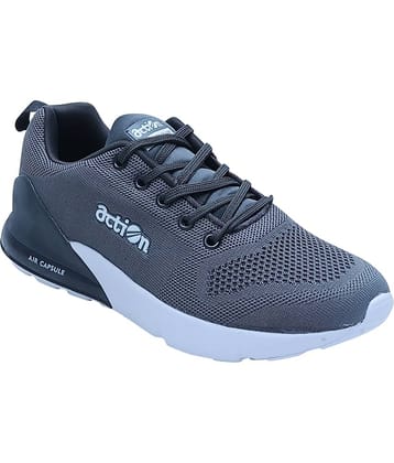 Action Sports Shoes Gray Men's Sports Running Shoes
