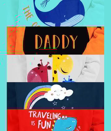 Kuchipoo Pack of 1 Boys Cotton Blend Polo T-Shirt ( Multicolor )