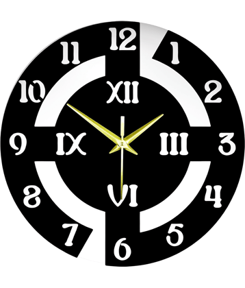 SKYVILLA Circular Analog Wall Clock