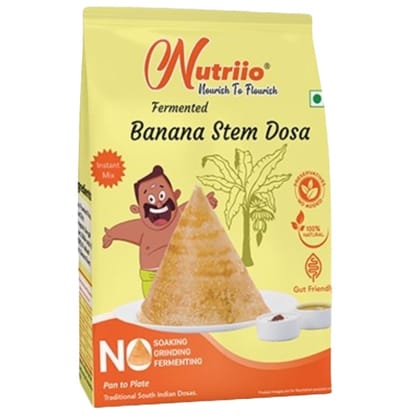 Nutriio - Fermented Banana Stem Dosa Powder 200 Gms (Pack of 2)