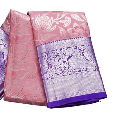 Women Banarasi Silk Kanjivarm Palu Saree