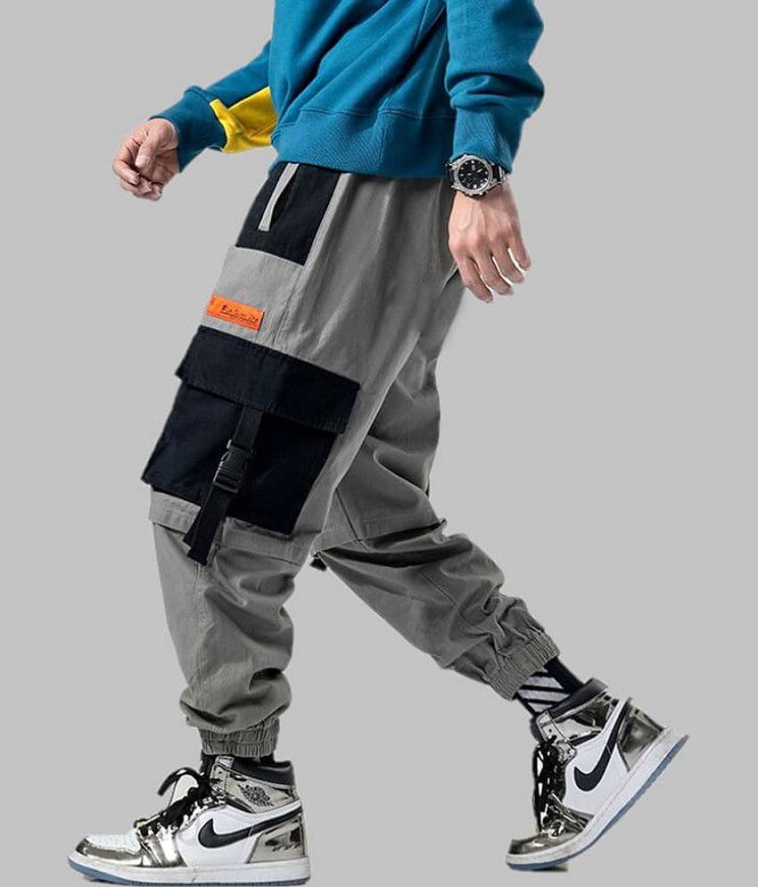 HVBK Grey Polyester Men's Joggers ( Pack of 1 )