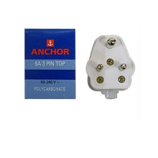 3 PIN TOP ANCHOR 5AMP  PACK OF 10