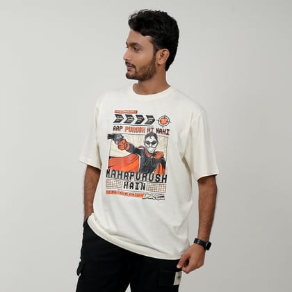 Andaz Apna Apna: Crime Master Gogo Oversized T-Shirt-S