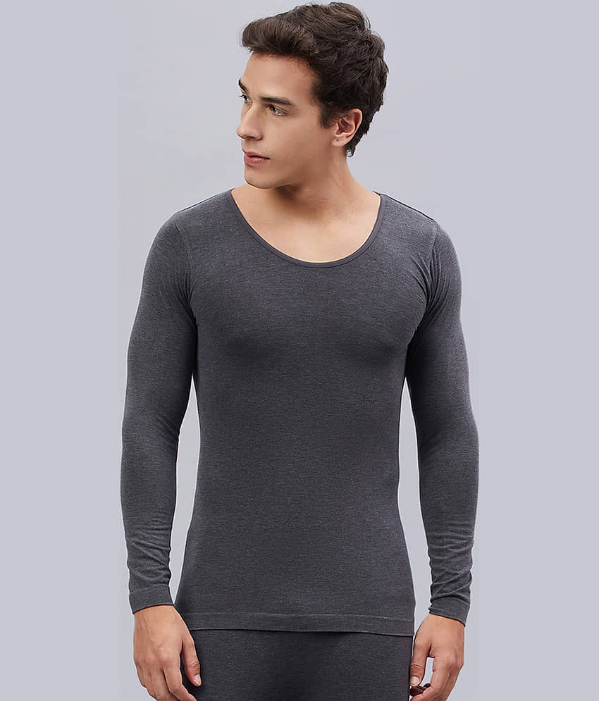 C9 Airwear Pack of 1 Acrylic Thermal Tops For Men's ( Black )