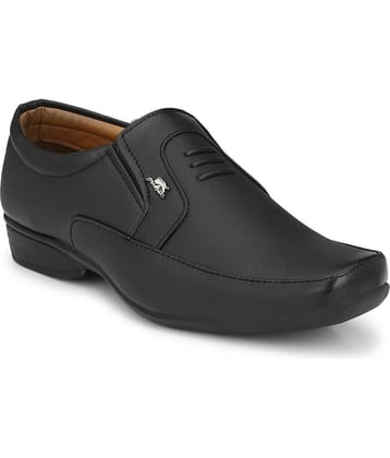 Stylelure Black Men's Slip On Formal Shoes