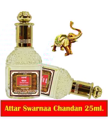 INDRA SUGANDH BHANDAR Attar Swarnaa Chandan With Golden Crystals 25ml Rollon Pack