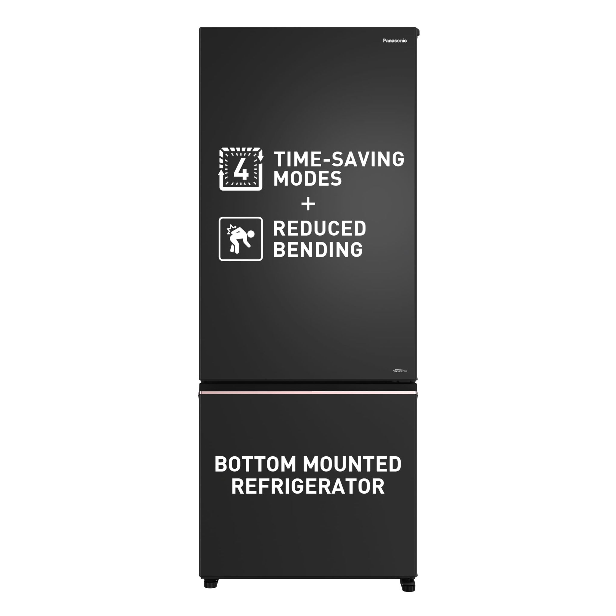 Panasonic 400L 2 Star Prime Convertible 6-Stage Smart Inverter Frost-Free Double Door Bottom Mount Refrigerator (NR- BK415BQKN, Diamond Black,Jumbo Fresh Vegetable Basket,Net Capacity 357L) Panasonic 400L 2 Star Prime Convertible 6-Stage Smart Inverter F