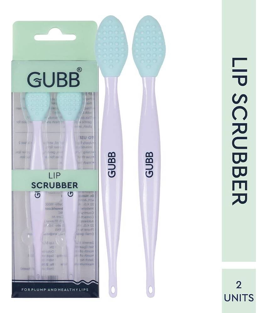 Gubb Silicone Lip Scrubber Scrub & Exfoliators 36 gm Pack of 2