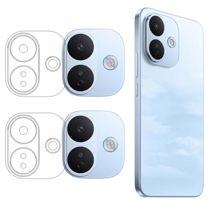 ISAAK Back Camera Lens Protector compatible for Redmi Note 17 Pro 5G (Pack of 2) ISAAK Back Camera Lens Protector compatible for Redmi Note 17 Pro 5G (Pack of 2)