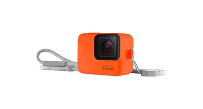 GoPro Sleeve Plus  Lanyard For Hero 7 Orange Colour ACSST-007