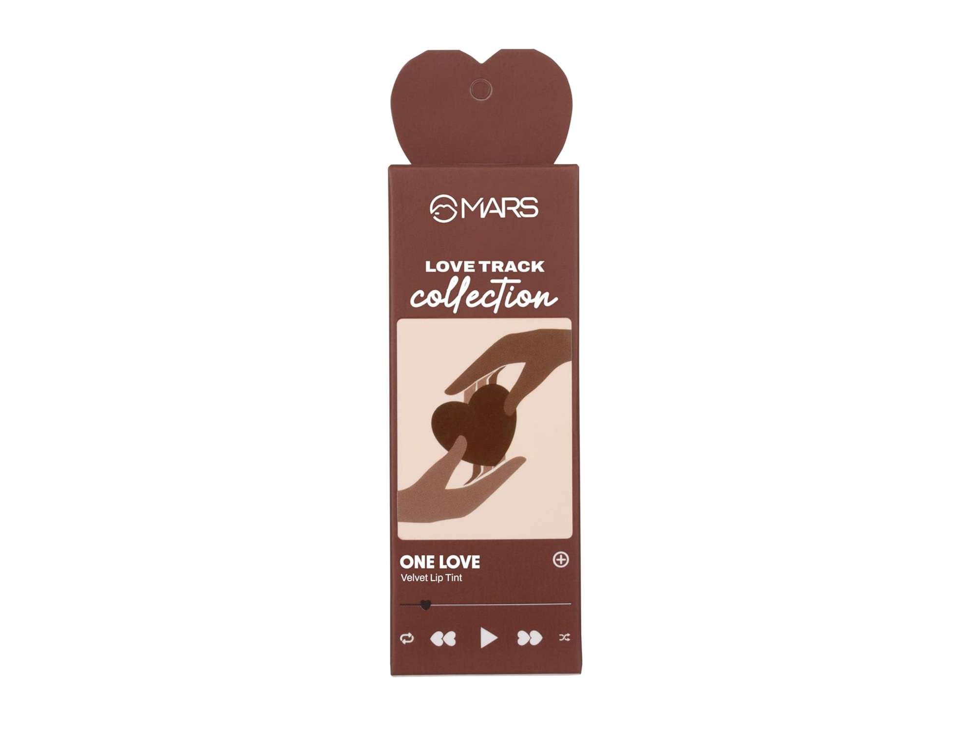 MARS Love Track Velvet Lip Tint, Velvet Matte Finish,  Non-Sticky & Lightweight, Highly Pigmented, Comfortable Wear - (2.8ml) - 01-ONE LOVE