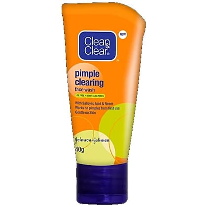 Clean & Clear Pimple Clearing Facewash, 40 g