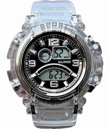 PIRASO White Resin Digital Men's Watch