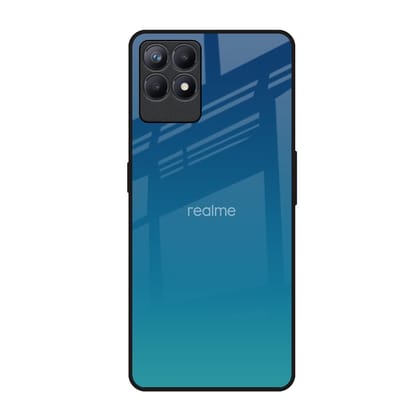 Celestial Blue Glass Case For Realme Narzo 50