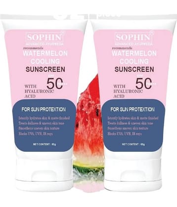 SOPHIN SPF 50 Sunscreen Cream For All Skin Type ( Pack of 2 )