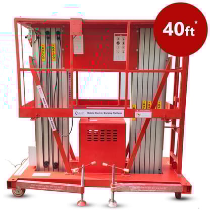 KALCO Mobile Electric Working Platform (Model: K-7018, Height: 12 Mtr (40ft*))