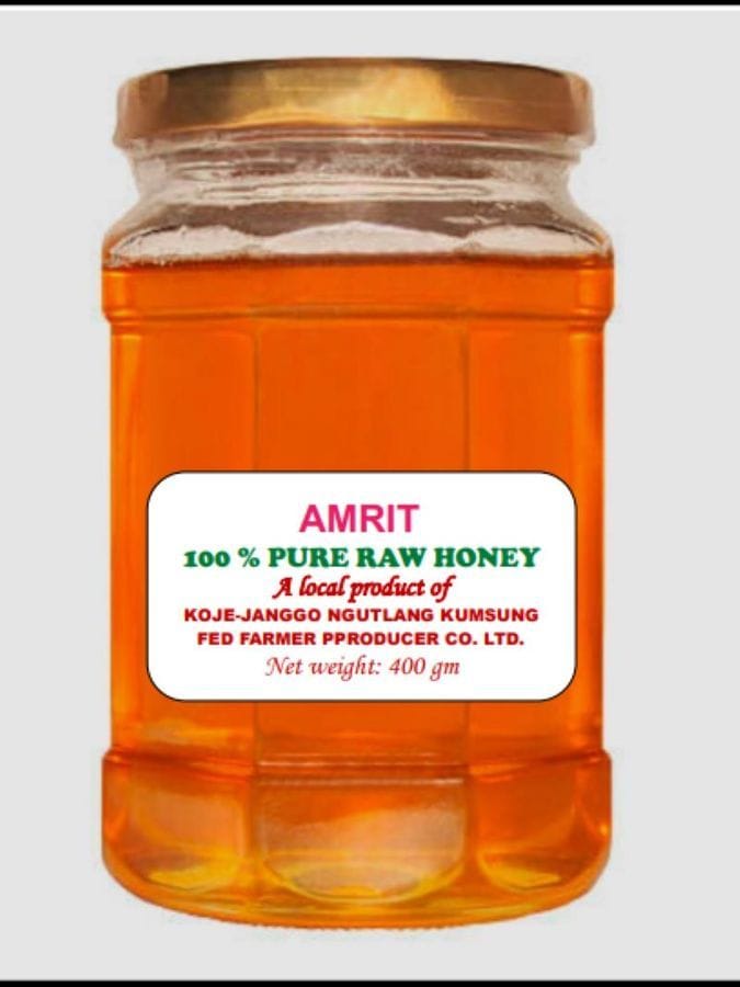 Amrit | 100% Pure Raw Honey - 400 gm - One Pack