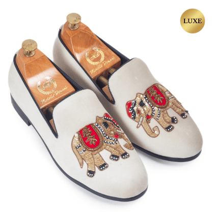 The Maharaja Slipons (Cream Beige - Limited Edition)-EU 42 / UK 8 / Cream Beige