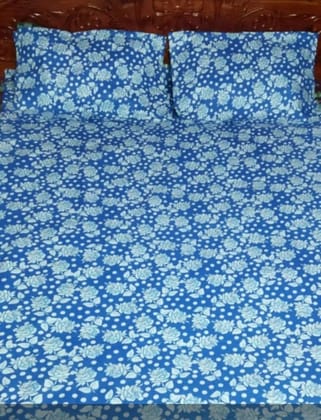 Cotton Bed Sheets with Pillows