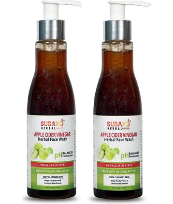 Subaxo - Acne or Blemishes Removal Face Wash For All Skin Type ( Pack of 2 )