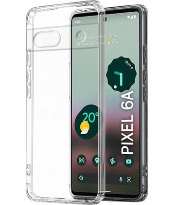 Case Vault Covers Silicon Soft cases Compatible For Silicon Google Pixel 6A ( Pack of 1 )