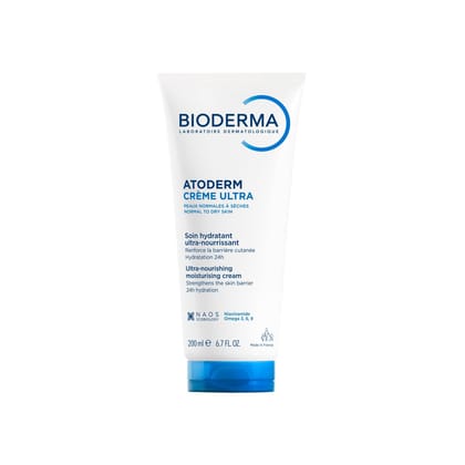 Bioderma Atoderm Creme Ultra-Nourishing - Moisturizer For Normal To Sensitive Dry Skin, 200ml Bioderma Atoderm Creme Ultra-Nourishing - Moisturizer For Normal To Sensitive Dry Skin, 200ml - 400 g (Pack of 1)