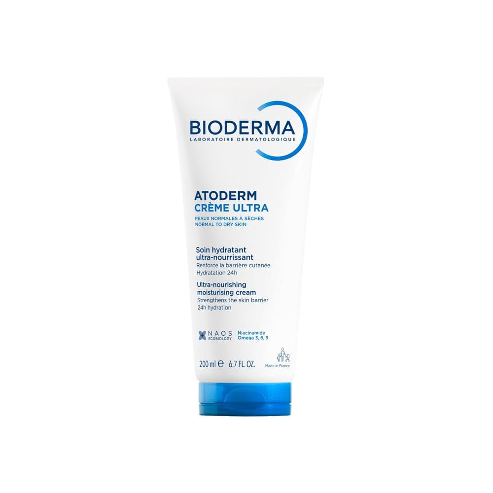 Bioderma Atoderm Creme Ultra-Nourishing - Moisturizer For Normal To Sensitive Dry Skin, 200ml Bioderma Atoderm Creme Ultra-Nourishing - Moisturizer For Normal To Sensitive Dry Skin, 200ml - 400 g (Pack of 1)