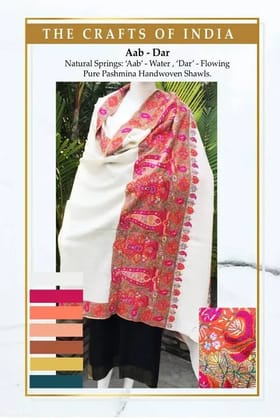 Pure Pashmina Aabdar Shawl