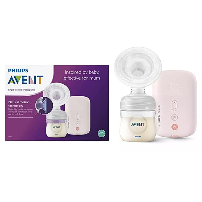 Philips Avent Electric Single Breast Pump SCF395/11 Pink, White-1780g