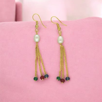 Sri Jagdamba Pearls Valeria Pearl Earrings For Women Girls