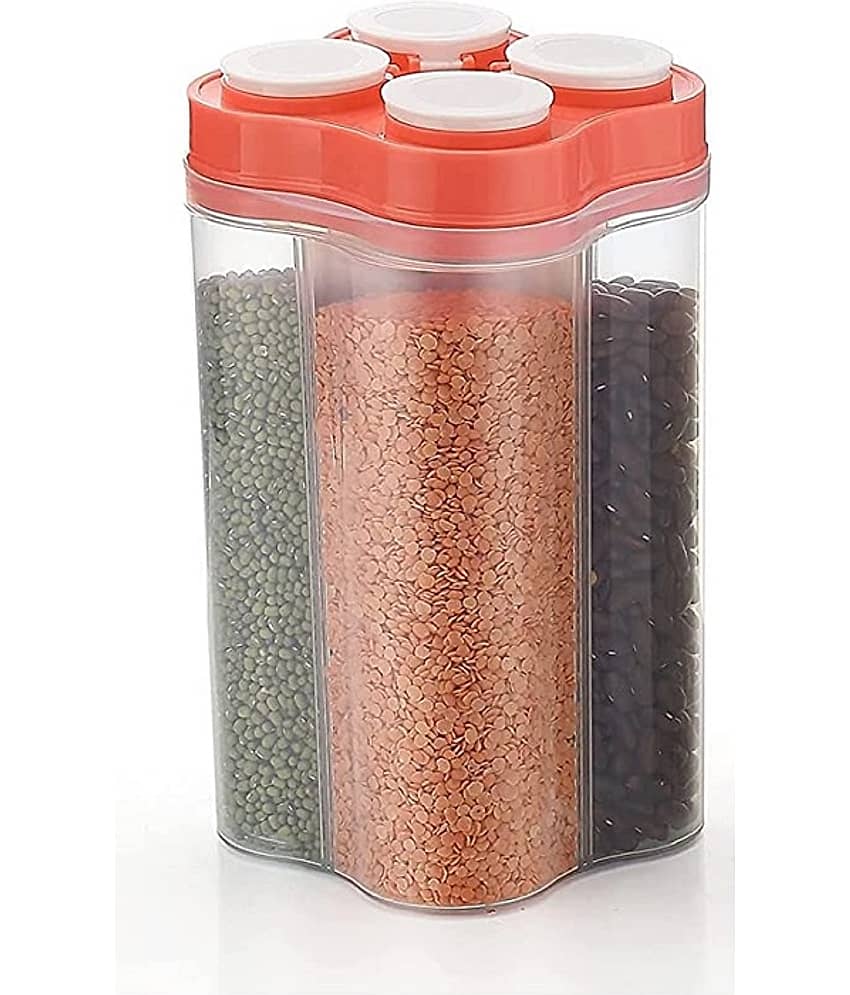 iview kitchenware - Dal/Pasta/Grocery Pink Plastic Dal Container ( Set of 1 ) - 2500 ml