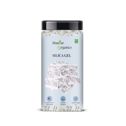 ManHar Organics Silica Gel Desiccant | Moisture Absorber Packets for Dry Storage, Electronics