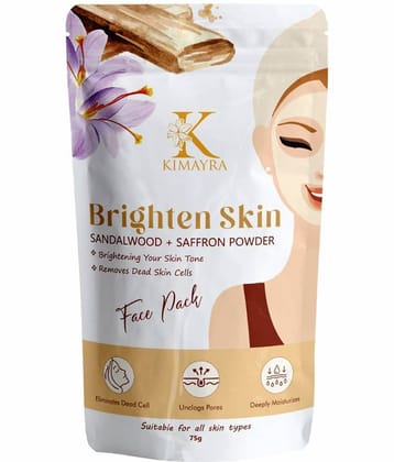Kimayra Saffron Face Pack Powder Help in Fine Lines, Wrinkles, Pigmentation