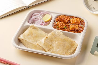 Paneer Tikka Masala Rumali Roti Lunchbox