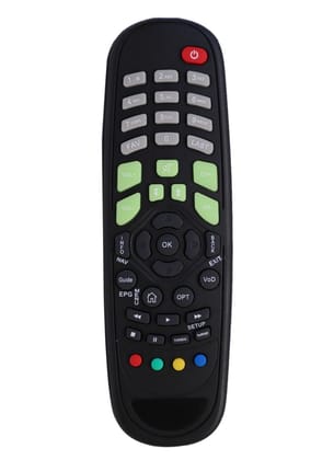 Set Top Box Remote No. STB 03, Compatible with Hathway Set Top Box Remote Control-Old Remote Functions Must Be Exactly Same (Color Multicolor)