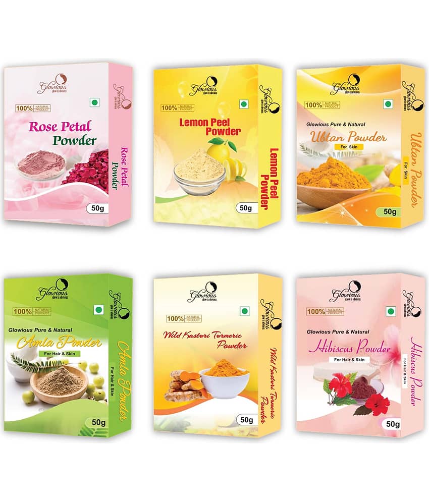 glowious - Skin Toning Face Pack for Normal Skin ( Pack of 6 )