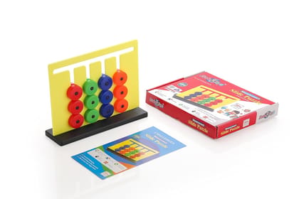 TOYS Learning Colour And Pattern Matching Montessori Slide Puzzle Game For Kids, Multicolor TOYS Learning Colour And Pattern Matching Montessori Slide Puzzle Game For Kids, Multicolor