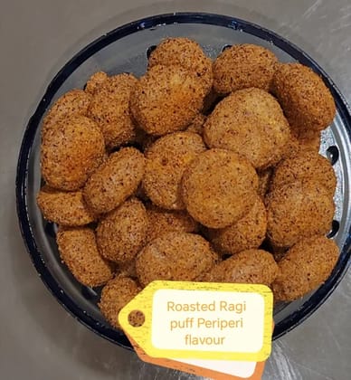 Roasted Ragi Puff Periperi Flavour 1 KG