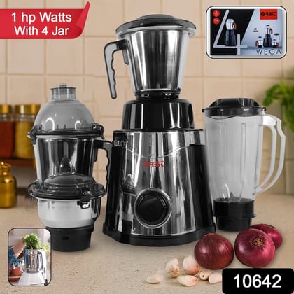 Orbit Heavy Duty 1 hp (746) Watts Mixer Grinder with 4 Multipurpose Jars