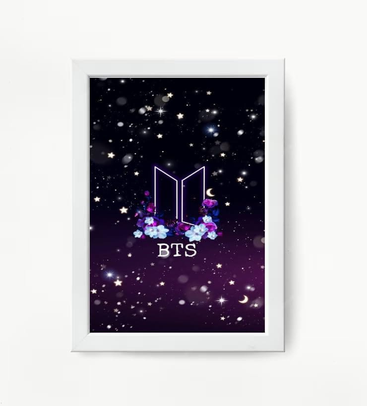 NOKKES Bts Army Bangtan Boy V suga J-Hope Jungkook Jin Jimin Rm 5X7 Inch Size Photo Frame Photo Home Office_EQW223