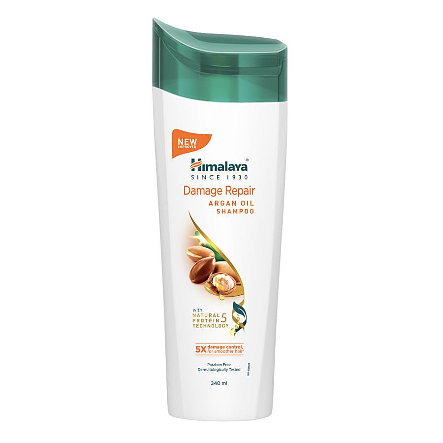 Himalaya Damage Repair Protein Shampoo - With Beach Almond, 340 Ml