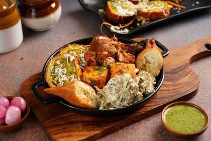 Veg tandoori platter