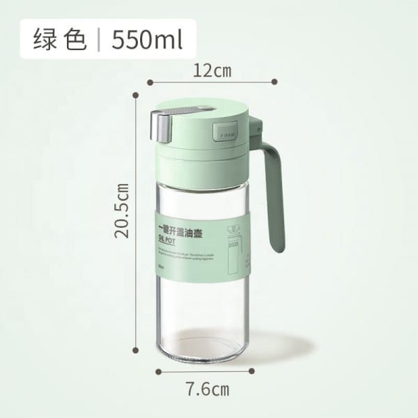Wholesale Item - 550ML KITCHEN GLASS VINEGAR BOTTLE - MOQ 13 Pieces