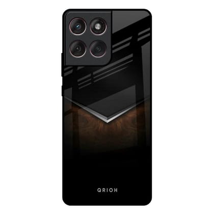 Dark Walnut Glass Case for Motorola Edge 60 Fusion 5G