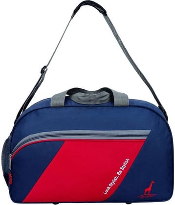 Giraffe 30 Ltrs Blue Polyester Duffle Bag